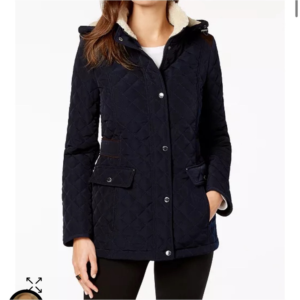 🛑SOLD🛑 LAUNDRY BY SHELLI SEGAL
Petite Fleece-Lined Hooded Coat